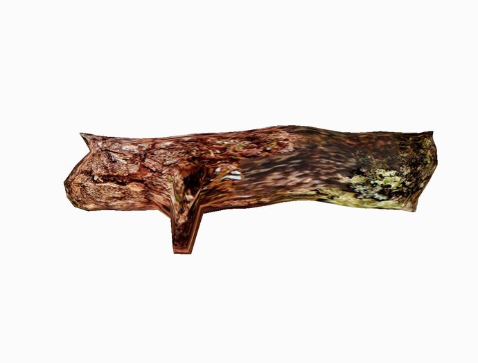 1 prim Hollow Log