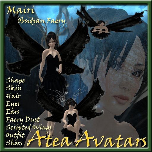 Mairi Obsidian faery Avatar