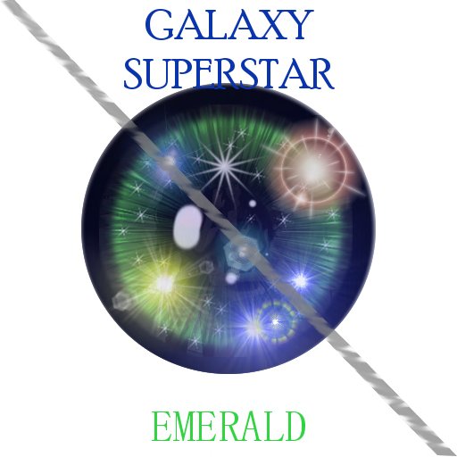 GALAXY superstar emerald big size