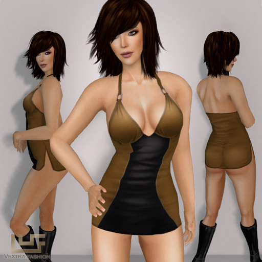*VEXTRA FASHION* Little Gold Dress *PROMO PRICE*