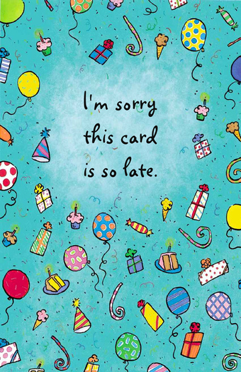 HAPPY BELATED BIRTHDAY