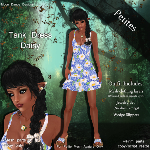 .:MDD:. Tank Dress Set-Daisy *PETITES*