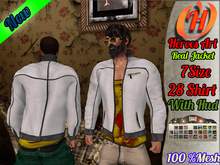 Heroes Art.   Mesh Jacket  Man White Rigged