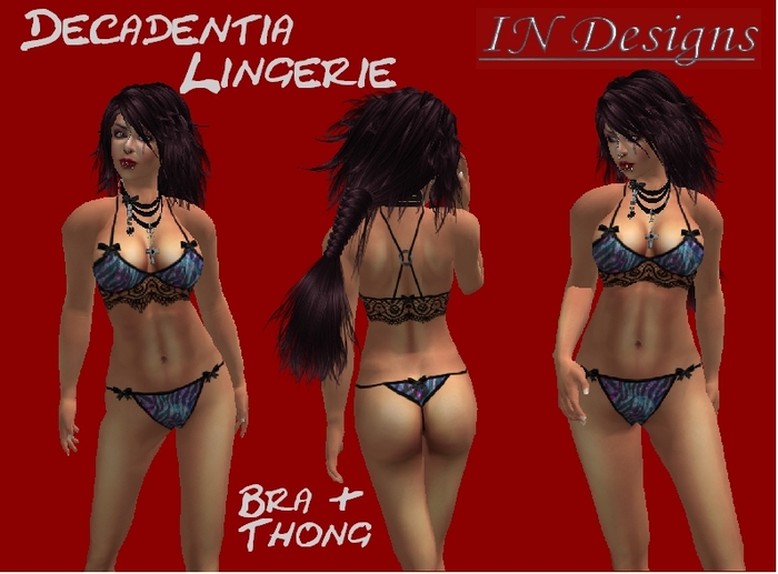 :IN Designs: Decadentia Lingerie