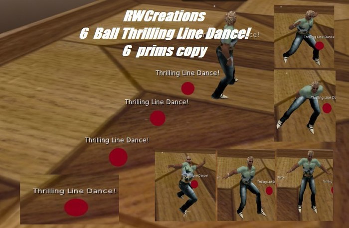 6 Ball  Thrilling!  linedance (boxed)