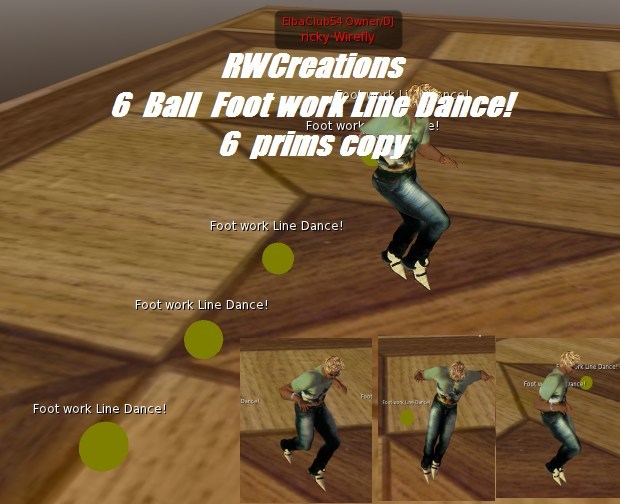 6 Ball  Foot work!  linedance (boxed)