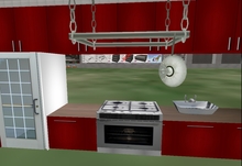 Red Kitchen by Eliore