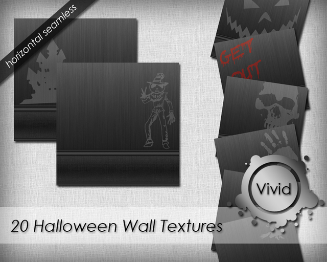 vivid halloween wall textures