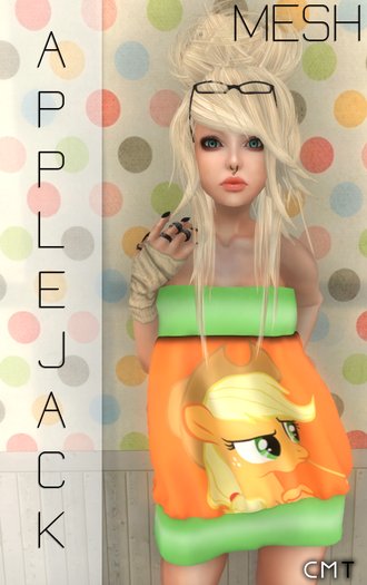 .:Atma:. Applejack Bubble Dress