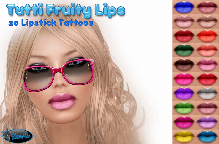 .:Glamorize:.Tutti Fruity Lips - 20 Colors