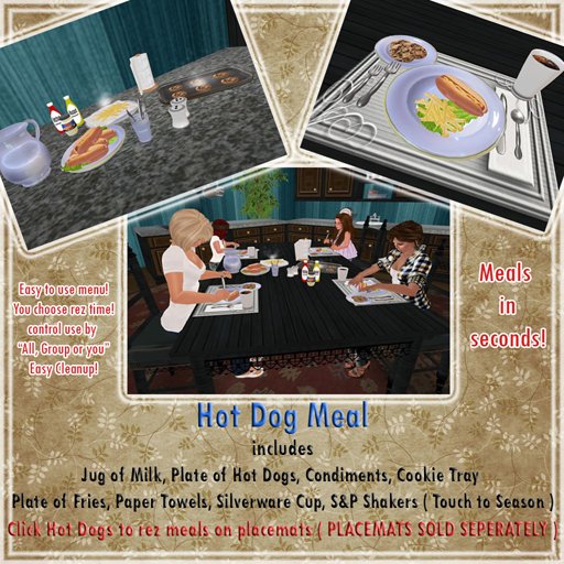 !-IE-! Hot Dog Meal ( Boxed )