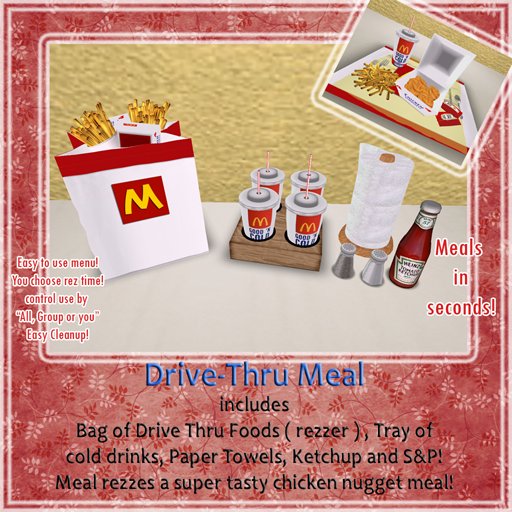 !-IE-! Drive-Thru Meal ( Boxed)