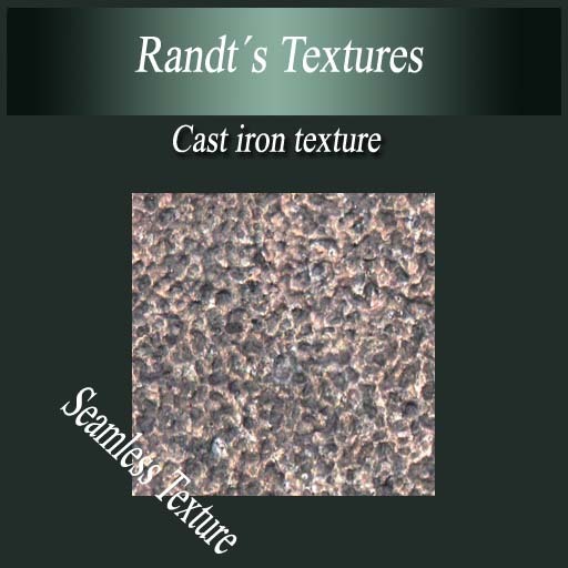 Randt's Black Cast Iron Texture