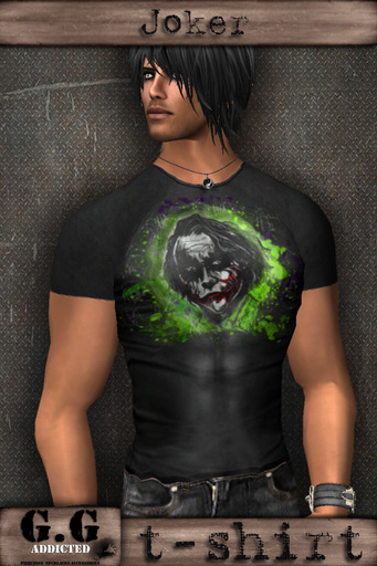 < G.G Addicted > T-SHIRT - Joker - 1006
