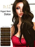 =DeLa*= Mesh Hair "Dolce" Light Browns