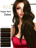 =DeLa*= Mesh Hair "Dolce" Dark Browns