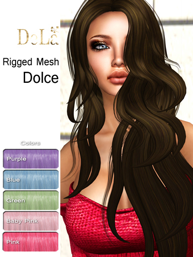 =DeLa*= Mesh Hair "Dolce" Colors
