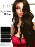 =DeLa*= Mesh Hair "Dolce" Blacks and White