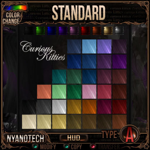 =^.^= Curious Kitties - Color Changer - Nyanotech HUD - Standard [Type A] 