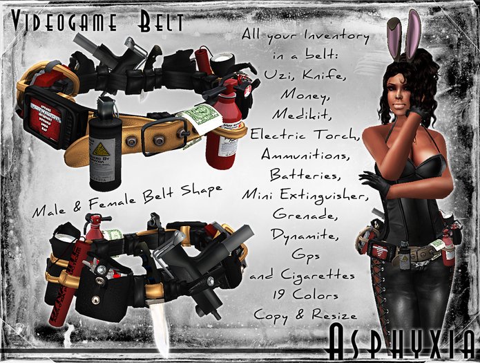 Asphyxia Videogame Belt