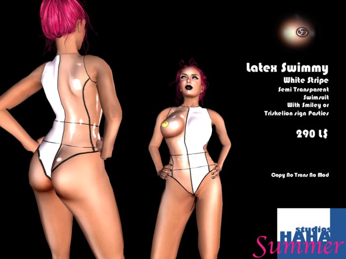 !Latex Swimmy White Stripe