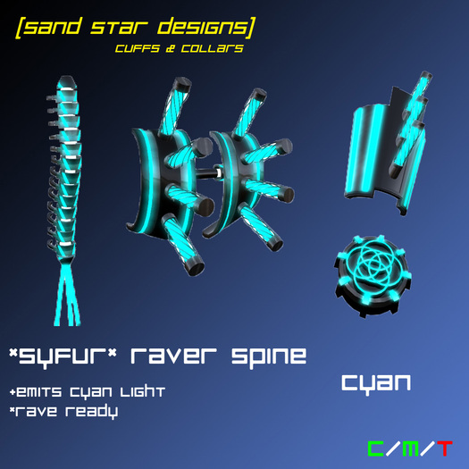 [SSD] *SyFur* Raver Spine Box Cyan