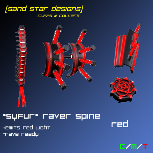 [SSD] *SyFur* Raver Spine Box Red
