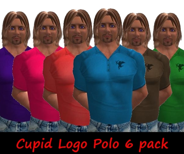 Cupid Logo Polo 6 pack