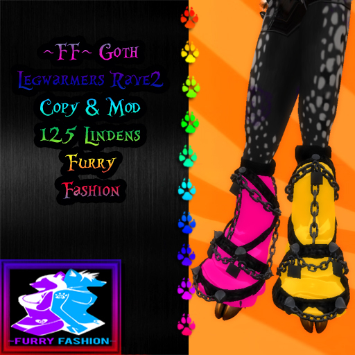 ~FF~ Goth Legwarmers Rave2