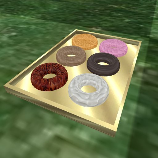 Second Life Marketplace Donut Tray