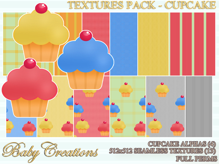 BC - TEXTURES PACK - CUPCAKE