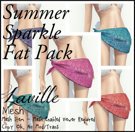 ! Laville ! Sarong - Summer Sparkle ALL COLOURS