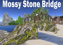 Bridge * Mossy Stone Bridge * Very low lag of ONLY 9 Prims (6x17x5)  ONLY L$399 during PROMO!