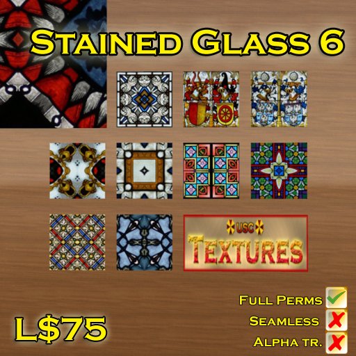 USC Textures - Stained Glass 6 