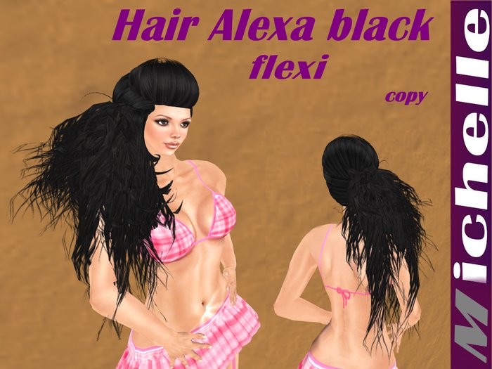 MMShop: Hair Alexa black