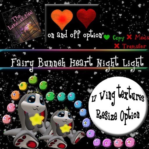~*LON*~Fairy Bunneh With Heart (Boxed)