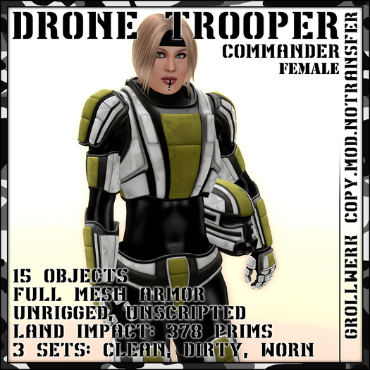 [GW] Drone Trooper - Commander Armor (female)