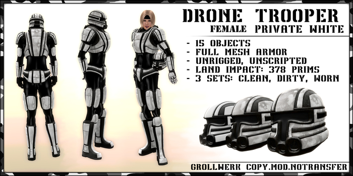 [GW] Drone Trooper - Private Armor (female)