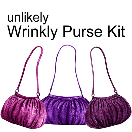 Unlikely Mesh Wrinkly Purse Full Perm Kit