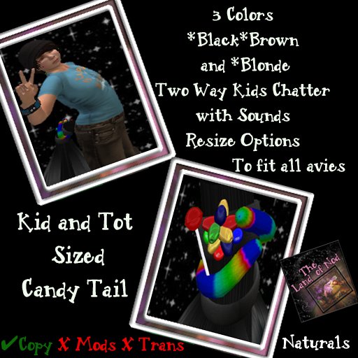 Candy Boys Tail-Kid and Tot (Natural)