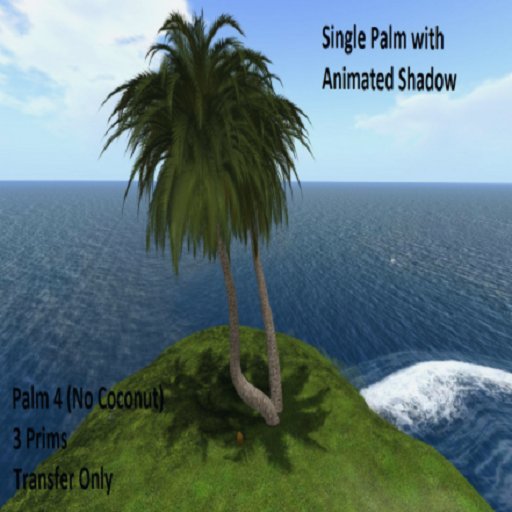 Palm 4 (No Coconut) with Animated Shadow