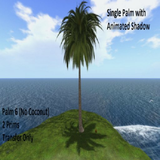 Palm 6 (No Coconut) with Animated Shadow