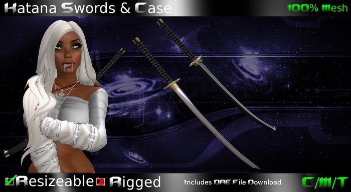 EVO -Katana Sword & Case Boxed
