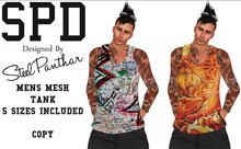 SPD Mens Mesh Tank - Graffiti Pack (Boxed)