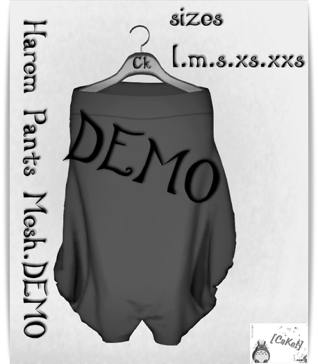 [[>CaKe!<]]DEMO harem pants-Mesh-