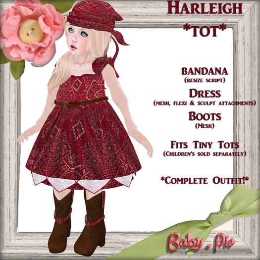 *Baby Pie* Harleigh Girl's ~Tiny Tot~ Complete Outfit