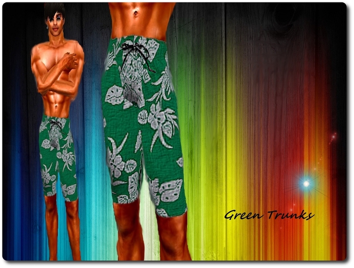 ++Green Trunks++White Flowered++