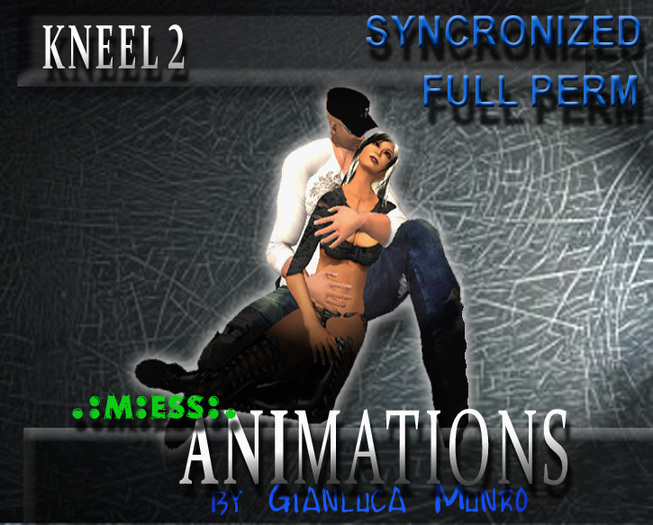 FULL PERM ANIMATION "KNEEL 2" CUDDLE COUPLE