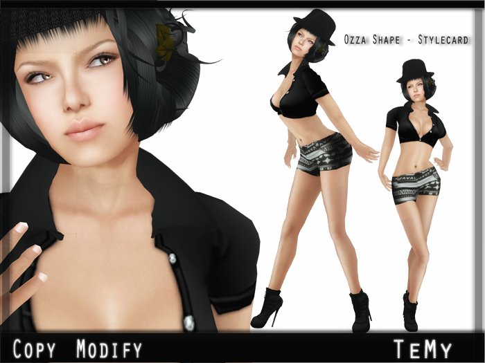 [TM] Female Ozza Shape - Stylecard