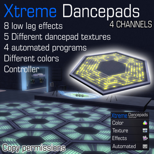 Xtreme Dancepads Dancefloor system 4 channels